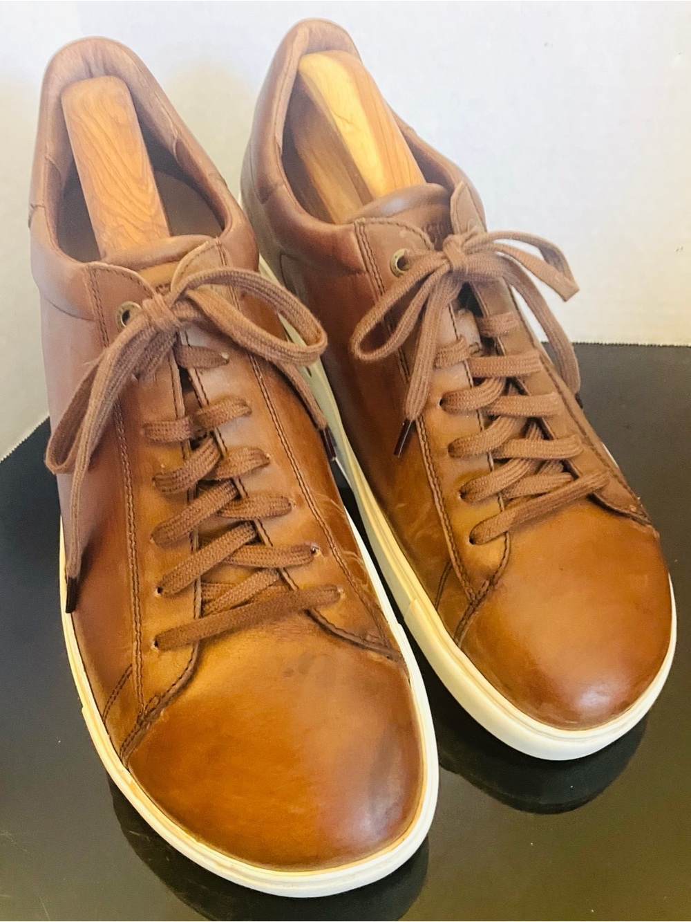 Birkenstock Low Bend Cognac Brown Leather Men’s Shoes EU 44 US 11-11.5